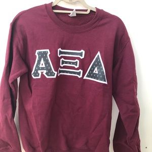 AXiD letters crewneck sweatshirt